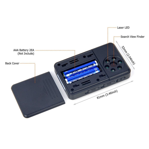 Professional LawMate RD-10 Camera Detector Radio Frequency RF & Laser Wireless Listening Device and Transmitter